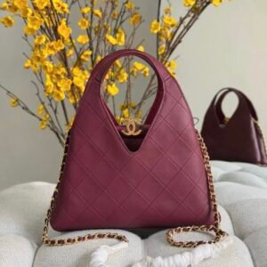 Chanel Coco Handleبرغندي